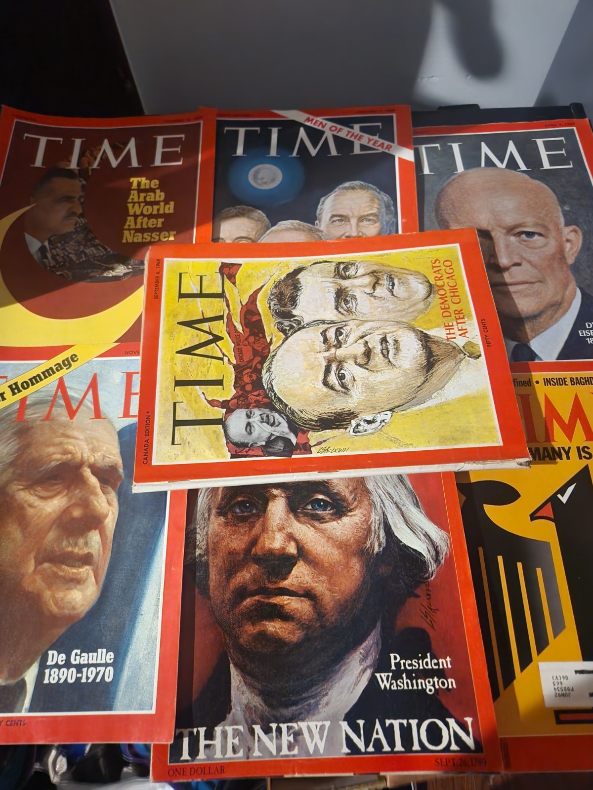 Vintage Time Magazine Lot Political Covers 1960S–1970S History News Lot