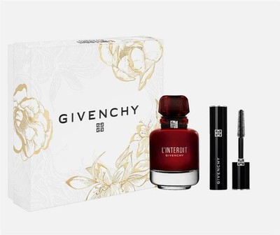 Givenchy L interdit Eau De Parfum Rouge 1.7 oz+ Mini Mascara Couture(Black)