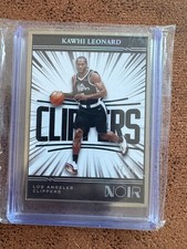2021 Panini Noir Kawhi Leonard Metal Frame Statement Edition #d /25 #229