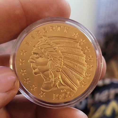 1909 Indian Head $5 Gold Coin US Half Eagle Liberty Pre-1933
