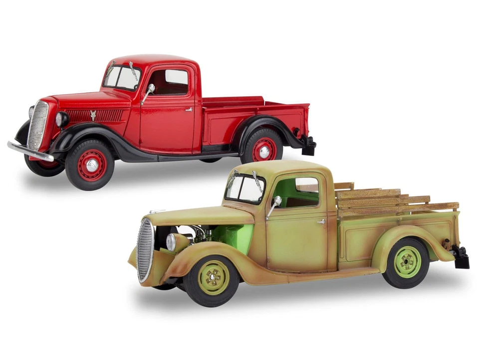 MONOGRAM 1/25 1937 FORD PICKUP WITH SURFBOARD 2N1 - Immagine 4 di 4