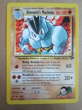 Giovanni's Machoke - 42/132 - Uncommon WOTC TCG—Gym Challenge Set Pokemon Card on eBay
