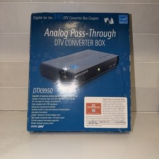 DTX9950 Digital Stream Analog Pass-Through DTV Converter Box NEW SEALED