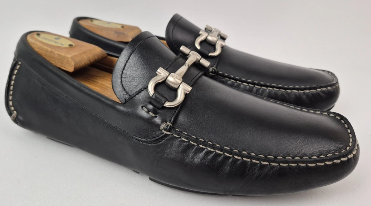 Salvatore Ferragamo Moccasin Black Casual Shoes for Men for 