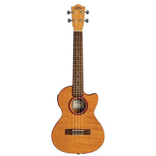 FM-CETT Flame Maple Acoustic-Electric Thin Tenor Ukulele