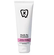 Made By Dentists Sensitive + Whitening Toothpaste - Fluoride Anticavity Tooth...