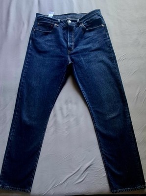 Levi's Premium Damen Jeans Blau Denim Gerades Bein W32 L32 Knopfleiste