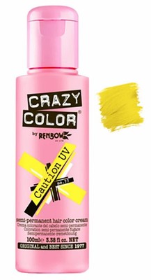 Crazy Color by Renbow Semi Permanent Hair Color Cream Dye 150mL Caution UV
