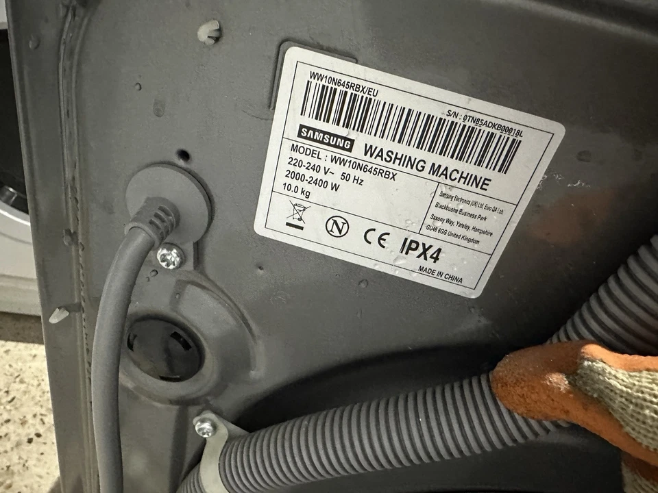 Samsung WASHING MACHINE WW10N645RBX  10kg  STRIPPING FOR PARTS - Image 2 of 3