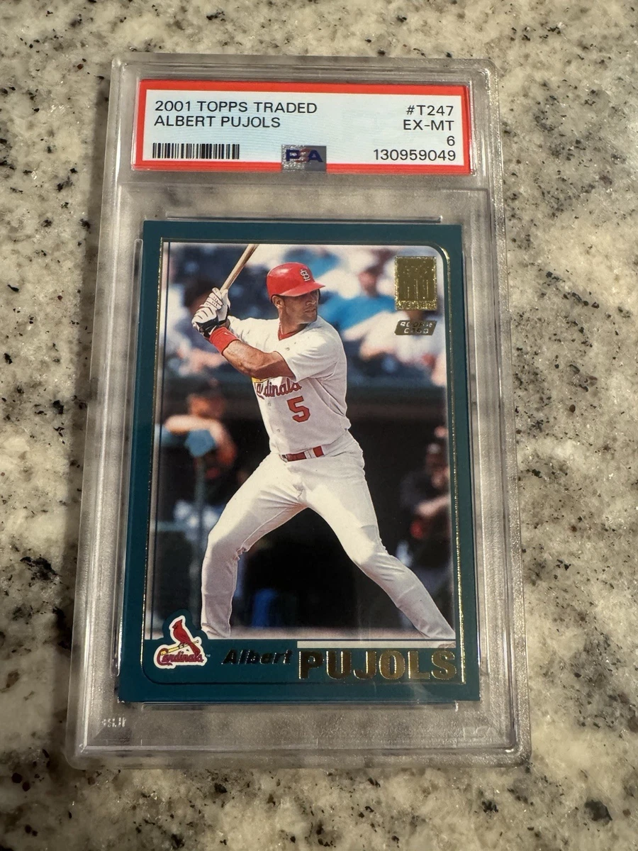 Topps Albert Pujols Rookie Baseball Sports Trading Cards
