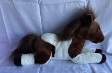 Aurora Flopsie 12" Tola Horse Plush Stuffed Animal White And Brown Horse