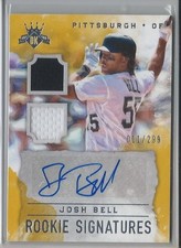 2017 DK Rookie Signatures Josh Bell RS-JB Pittsburgh