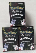 Kidrobot Tiny Toons Vinyl Mini-Figures Blind Boxes (Lot Of 3)