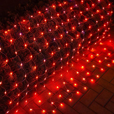Christmas Net Lights, 360 LED 12FT X 5 FT Transparent Wire Waterproof Connectabl
