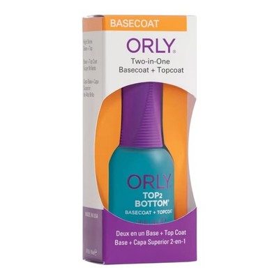 ORLY Top2Bottom Basecoat + Topcoat 2-in-1 Nail Polish 0.6oz New