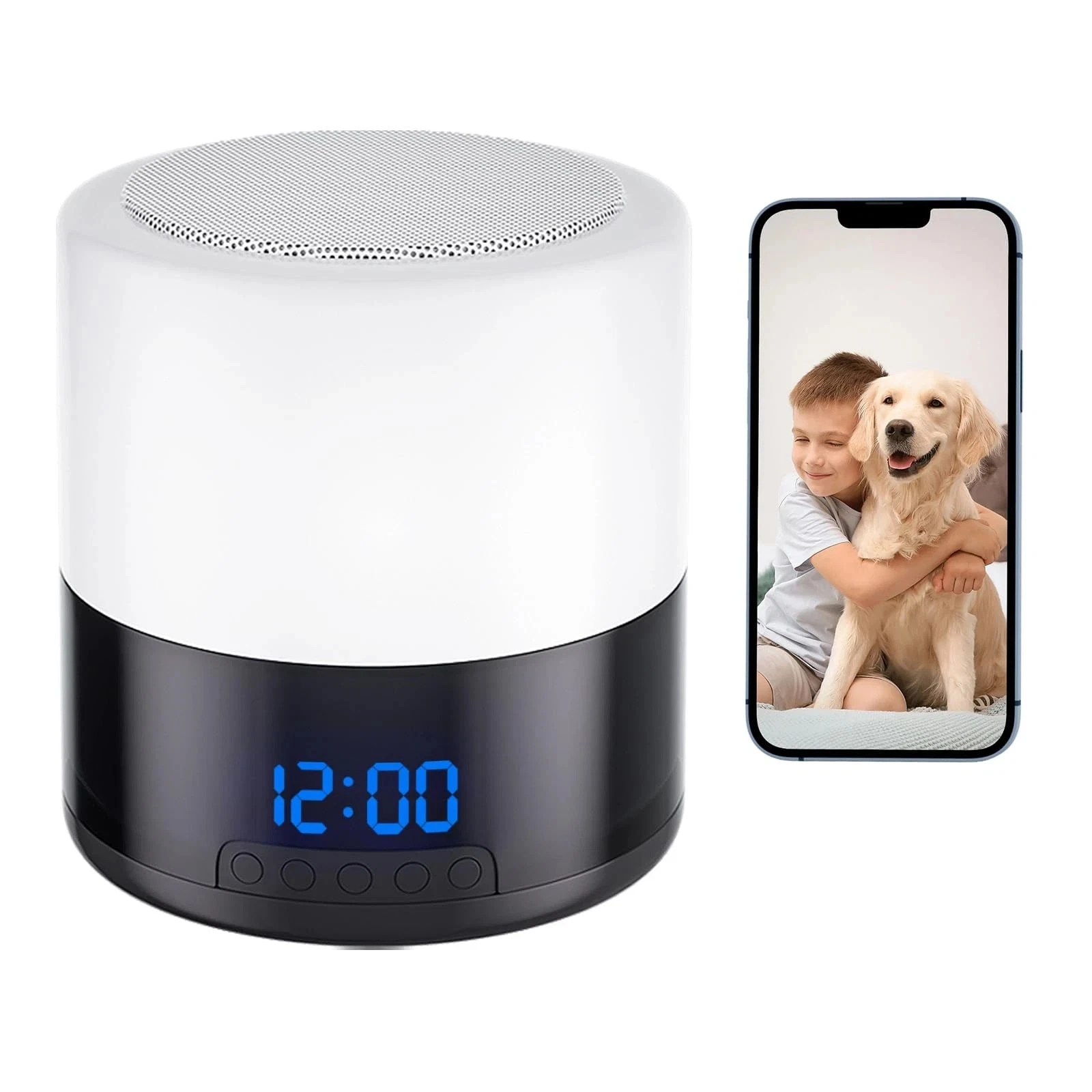 Zyee Syee 1080P Wireless Baby Monitor with Night Light, Motion Detection, APP