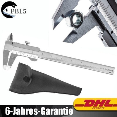 Mini Edelstahl Messschieber Vernier Calliper 70mmx0,05mm Präzisions Messwerkzeug