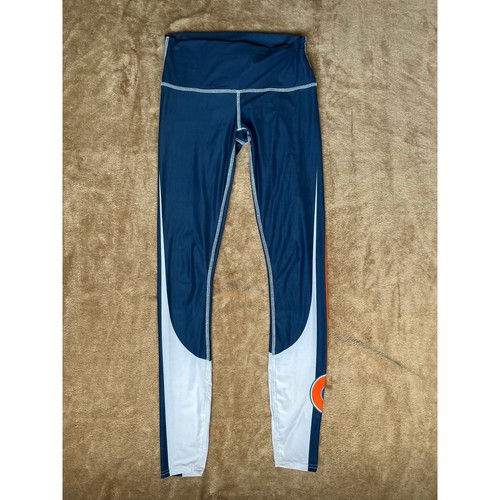 Colorado Threads Athletic Leggings Women Sz Medium Denver Skyline Broncos Colors