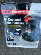 Drill Master 6" Compact Palm Polisher 69487  120V, Car Auto Detail  With Manual
