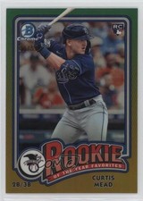 2024 Bowman Rookie of the Year Favorites Gold Refractor 37/50 Curtis Mead 07b3