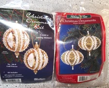 Sulyn & Holiday Time  Pushpin Ornament Kits GOLD PRINCESS & WINTER SERENADE