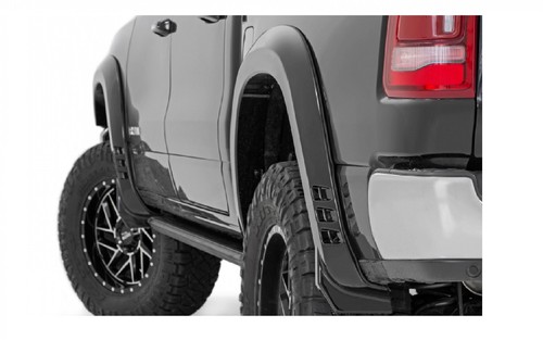 Rough Country Front & Rear Flat Black SF1 Fender Flares for Ram 1500 Set of 4 - Bild 3 von 5