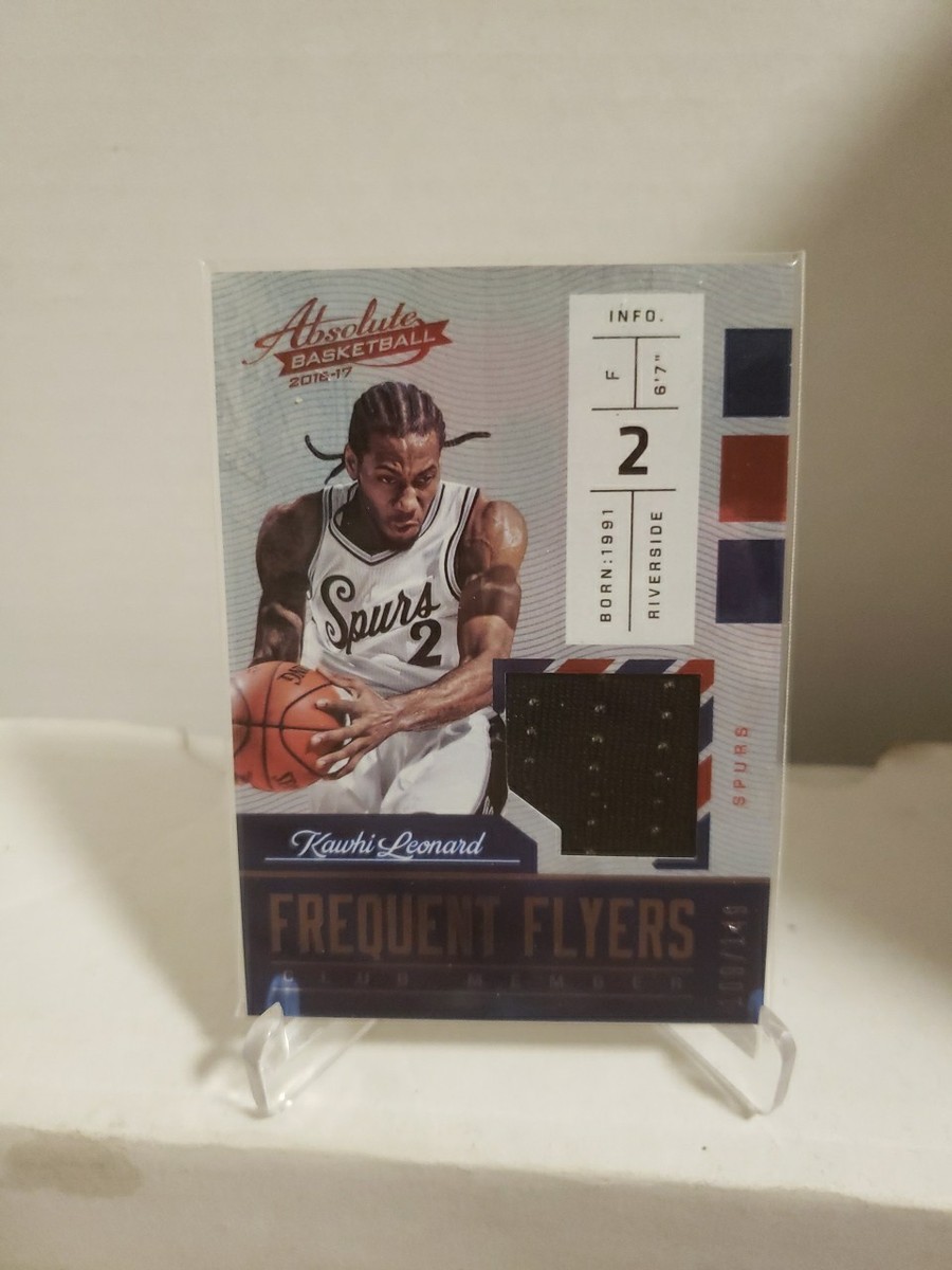 2016-17 Absolute Frequent Flyer Materials #40 Kawhi Leonard 109