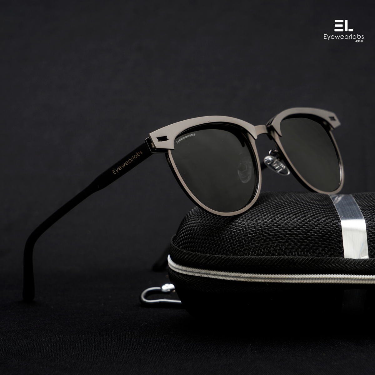 Eyewearlabs Polarized Bane Black Men Sunglasses