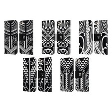 HEAD CASE DESIGNS SAMOAN TATTOO LEATHER BOOK CASE FOR APPLE iPOD TOUCH MP3