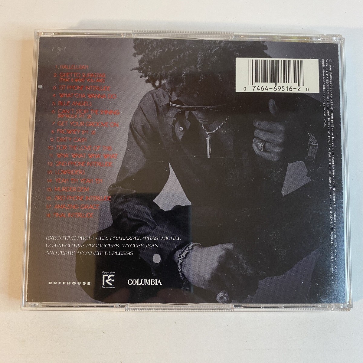 Ghetto Supastar by Pras (CD, 1998, Ruffhouse) Rap Hip Hop