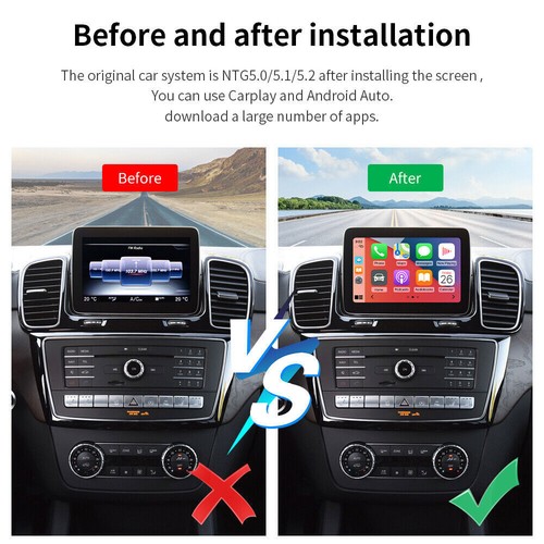 Wireless CarPlay Android Auto Interface for Mercedes Benz C Class W205 GLC NTG5 - Bild 6 von 10