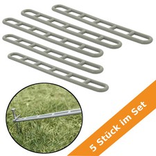 5 x Gummispannring Spanngummi Gummistroppe Abspannleiter Planenspanner 225 mm