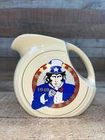 Fiesta® 1940 Uncle Sam Juice Pitcher, HLCCA 2008 HLC Homer Laughlin, Ivory