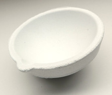 Melting Crucible Ceramic 3-1/2" Dish to Melt Gold SilverJewelry Metals