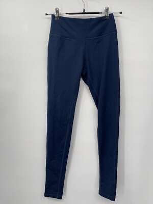 Baleaf XS Leggings Womens Navy Blue High Waisted Athletic Yoga Pants Full Length