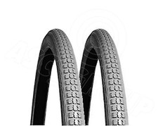2 x Grey Wheel Chair Wheelchair tyres tires 24 x 1 3/8"