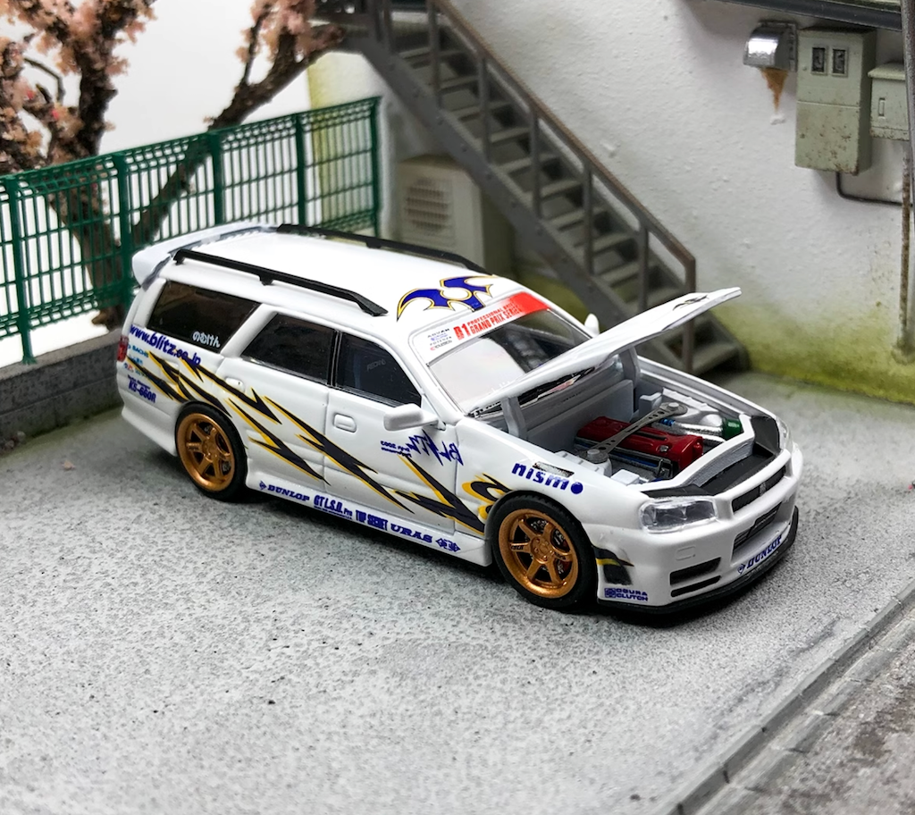 ZOOM 1/64 日産 ステージア ワゴン R34 GTR ZOOM 1/64 日産 ステージア ワゴン R34 GTR - メルカリ