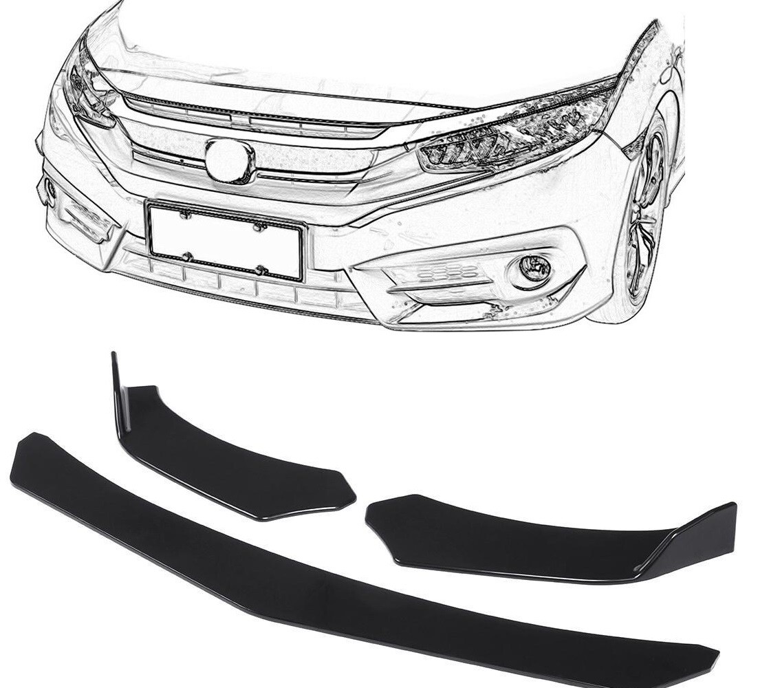 Front Bumper Lip Suitable for AUDI Front Spoiler Approach Splitter