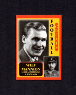 WILF MANNION MIDDLESBROUGH LTD EDIT HOSSACK THE BEAUTIFUL GAME PLAYER