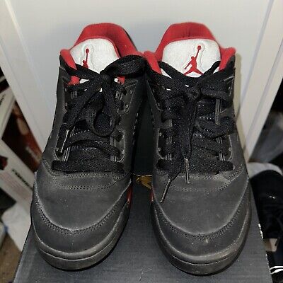 Air Jordan 5 V Retro Low Alternate 90 Black Red 314338-001 Air Jordan 5 V Retro Low Alternate 90 Black Red 314338-001