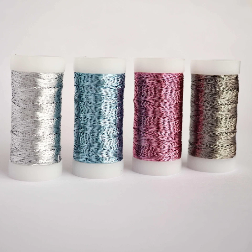 Metallic Thread Lurex for Embroidery, Lacemaking, Cross Stitch Tatting, Goldwork - Image 2 of 4