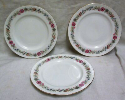 3 8,25'' Vintage Paragon 'Belinda Dessertteller 