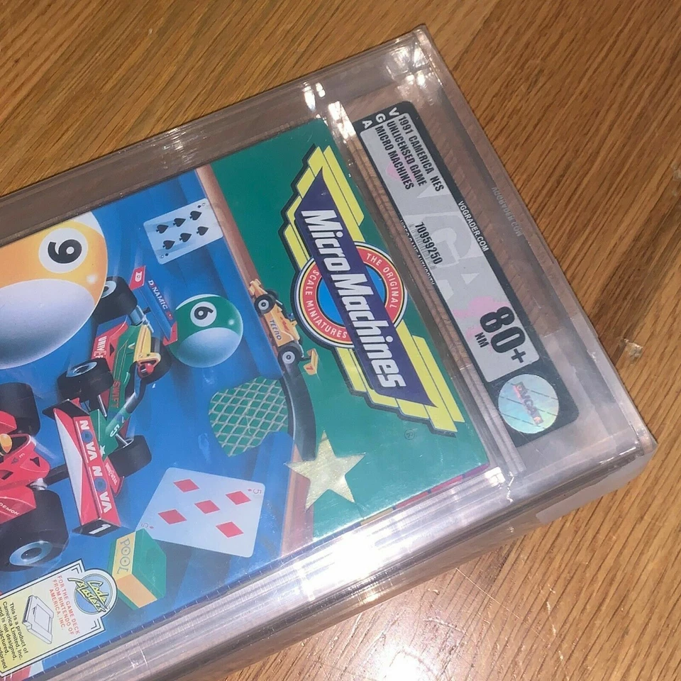 New Micro Machine NES Factory Sealed VGA 80+ Graded Unlicensed 1991 Camerica - Image 4 of 4