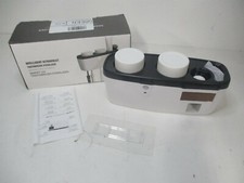 White Toothbrush sterilizer and Holder with LED UV Light Sterilization Function