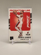 Damian Lillard 2021-22 Donruss #6 Production Line