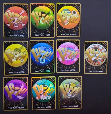 One Piece TCG Custom Jolly Roger Gold DON!! Cards
