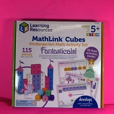 Learning Resources MathLink Cubes Kindergarten Math Activity Set: Fantasticals!
