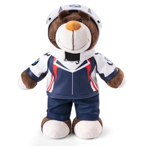 Motorcycle Bear Helmet Doll BMW Rally Bear Plush Toy Motorcycle Travel Pendant - Picture 21 of 102
