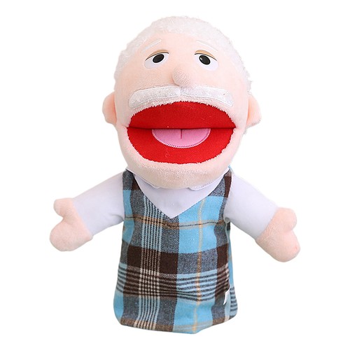 1x Family Finger Puppets Cotton Doll Animal Baby Educational Hand Toy 11'' - Picture 23 of 24