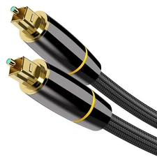 Toslink Optical Cable Digital Audio Sound Fiber Optic SPDIF Cord Wire Dolby DTS